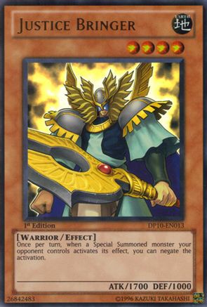 Justice Bringer (Ultra Rare) (DP10-EN013) - Duelist Pack 10: Yusei 3 1st Edition