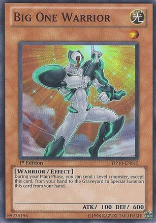 Big One Warrior (Super Rare) (DP10-EN015) - Duelist Pack 10: Yusei 3 1st Edition