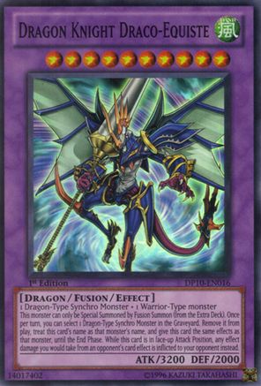 Dragon Knight Draco-Equiste (Super Rare) (DP10-EN016) - Duelist Pack 10: Yusei 3 Unlimited