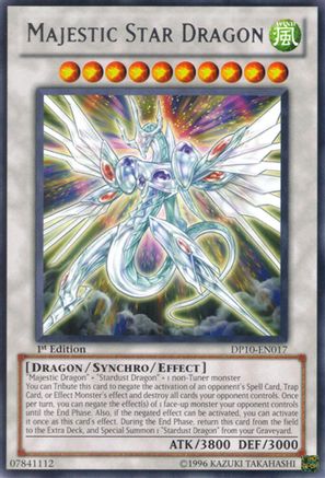 Majestic Star Dragon (Rare) (DP10-EN017) - Duelist Pack 10: Yusei 3 1st Edition