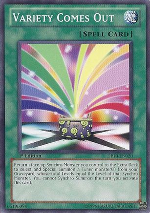 Variety Comes Out (Common) (DP10-EN020) - Duelist Pack 10: Yusei 3 1st Edition