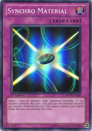 Synchro Material (Super Rare) (DP10-EN030) - Duelist Pack 10: Yusei 3 1st Edition