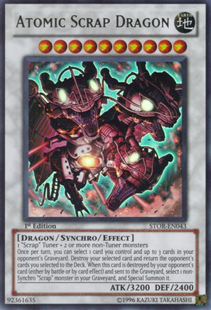 Atomic Scrap Dragon (Ultra Rare) (STOR-EN043) - Storm of Ragnarok 1st Edition