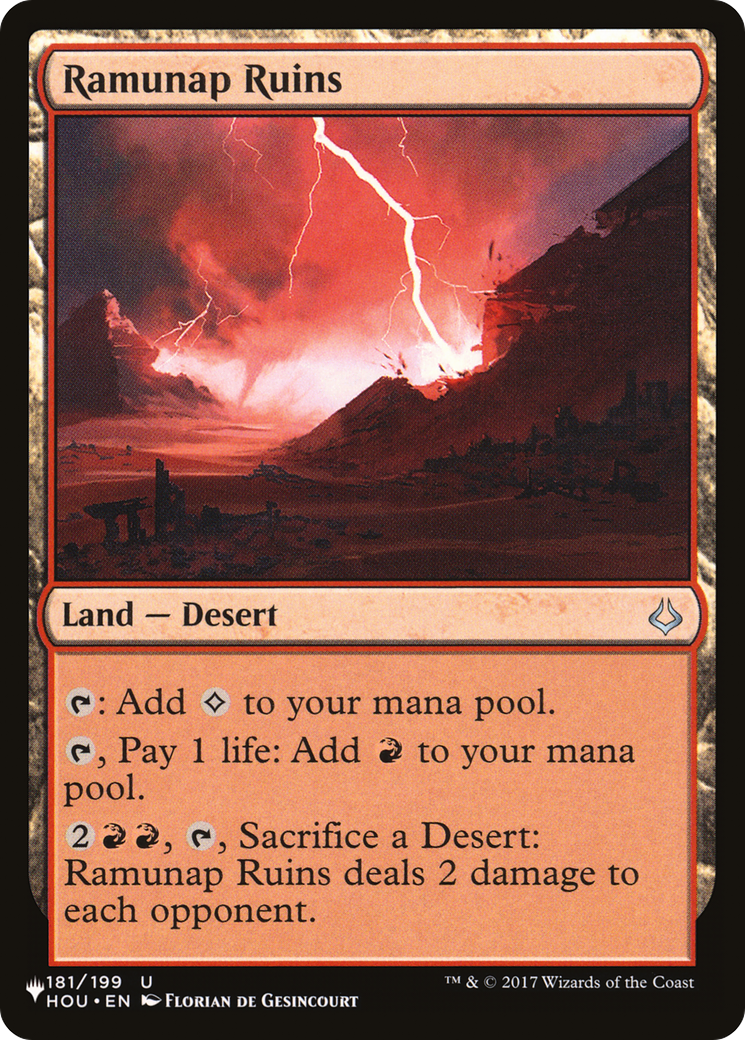 Ramunap Ruins (LIST-181/199) [The List]