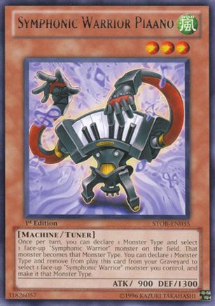 Symphonic Warrior Piaano (Rare) (STOR-EN035) - Storm of Ragnarok 1st Edition
