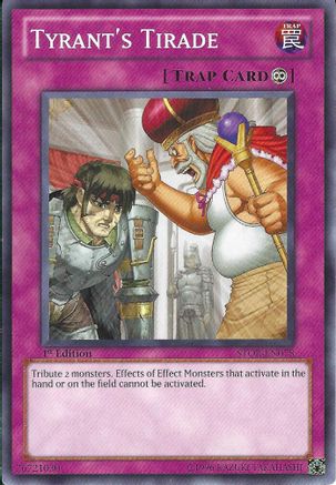 Tyrant's Tirade (Common) (STOR-EN078) - Storm of Ragnarok Unlimited