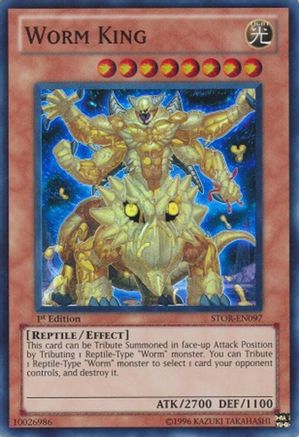 Worm King (Super Rare) (STOR-EN097) - Storm of Ragnarok Unlimited