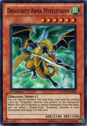 Dragunity Arma Mystletainn (Super Rare) (SDDL-EN002) - Structure Deck: Dragunity Legion 1st Edition