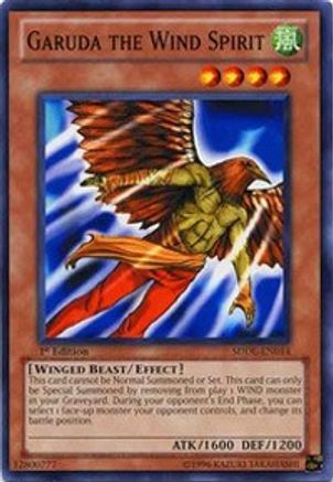 Garuda the Wind Spirit (Common) (SDDL-EN014) - Structure Deck: Dragunity Legion 1st Edition