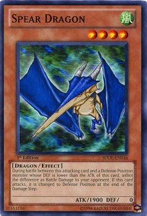 Spear Dragon (Common) (SDDL-EN016) - Structure Deck: Dragunity Legion Unlimited