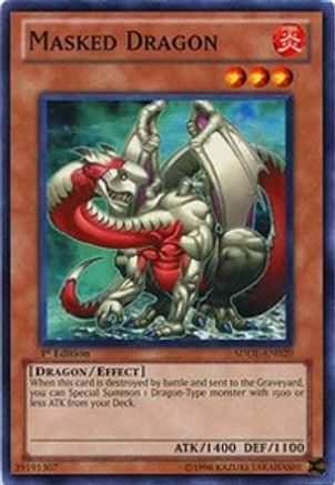 Masked Dragon (Common) (SDDL-EN020) - Structure Deck: Dragunity Legion Unlimited