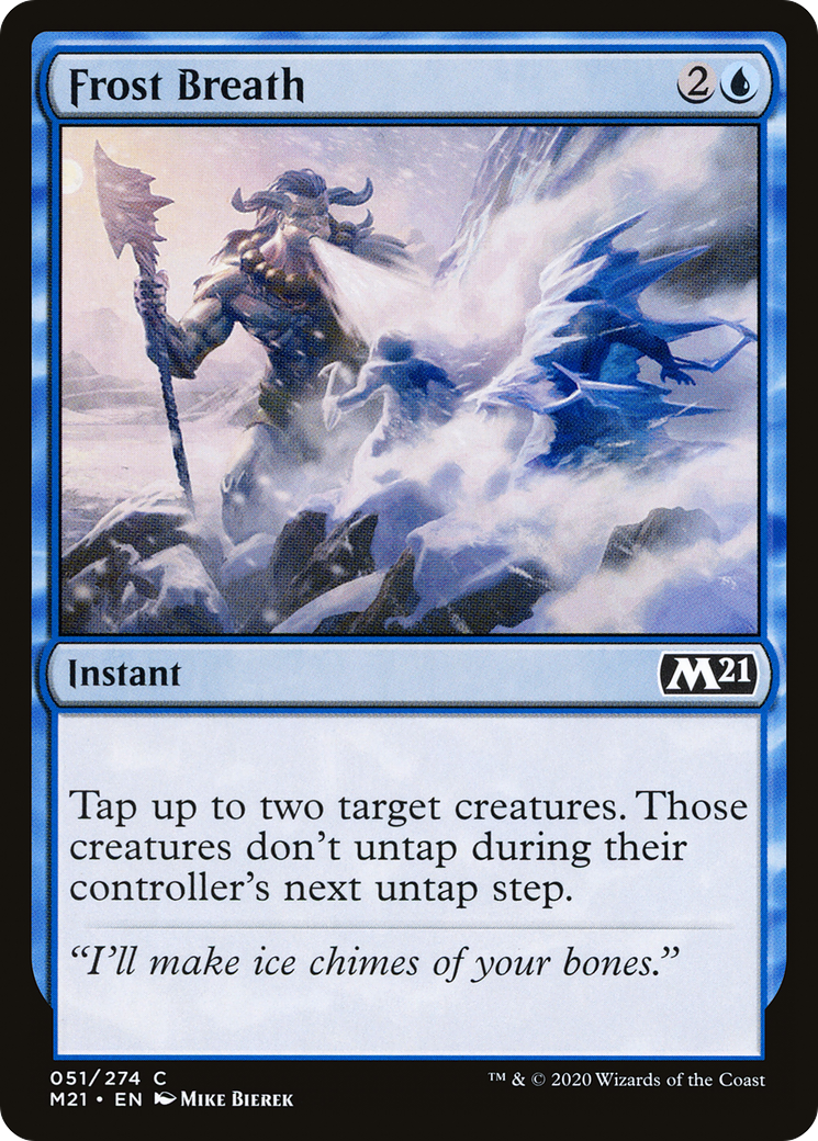 Frost Breath (M21-051) [Core Set 2021] Foil