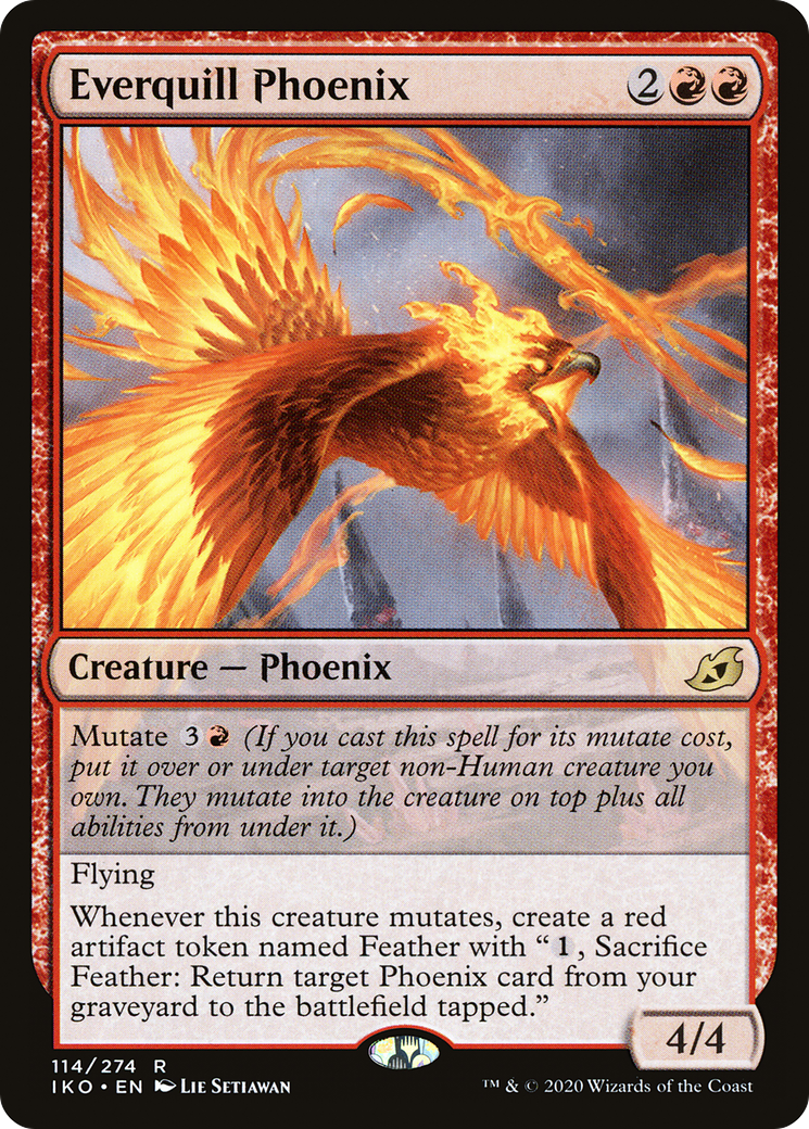 Everquill Phoenix (IKO-114) [Ikoria: Lair of Behemoths]