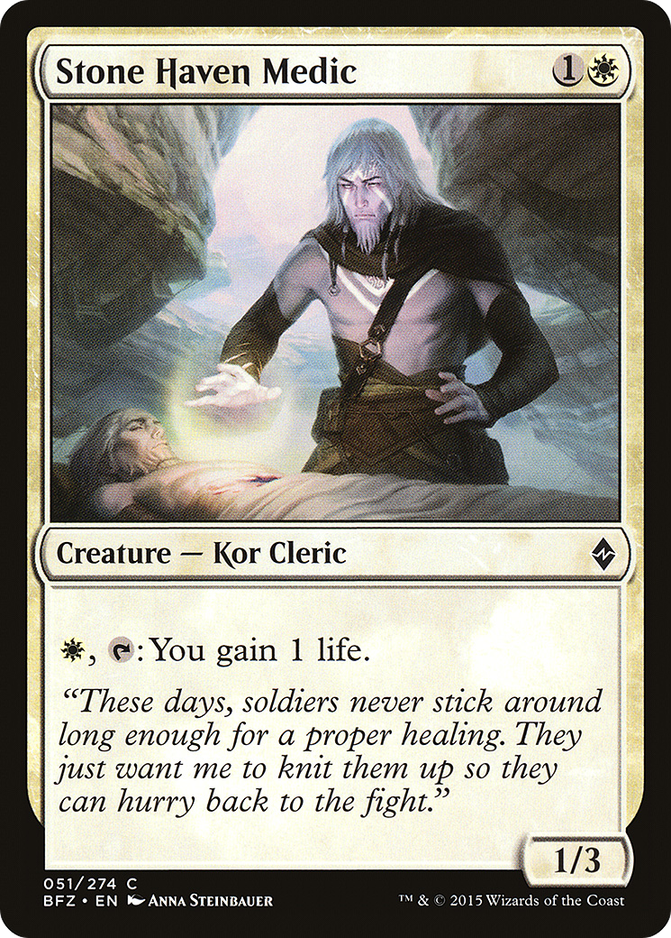 Stone Haven Medic (BFZ-051) [Battle for Zendikar]