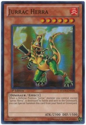 Jurrac Herra (Super Rare) (HA04-EN018) - Hidden Arsenal 4 Unlimited