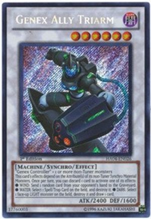 Genex Ally Triarm (Secret Rare) (HA04-EN026) - Hidden Arsenal 4 1st Edition