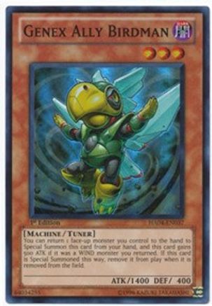 Genex Ally Birdman (Super Rare) (HA04-EN037) - Hidden Arsenal 4 1st Edition