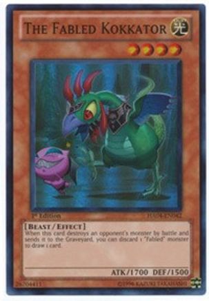 The Fabled Kokkator (Super Rare) (HA04-EN042) - Hidden Arsenal 4 1st Edition