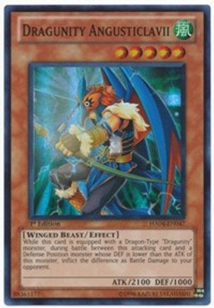 Dragunity Angusticlavii (Super Rare) (HA04-EN047) - Hidden Arsenal 4 1st Edition