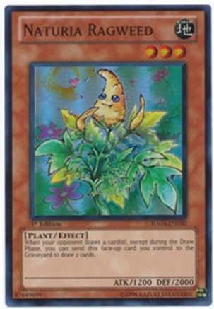 Naturia Ragweed (Super Rare) (HA04-EN050) - Hidden Arsenal 4 1st Edition