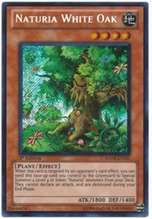 Naturia White Oak (Secret Rare) (HA04-EN051) - Hidden Arsenal 4 1st Edition