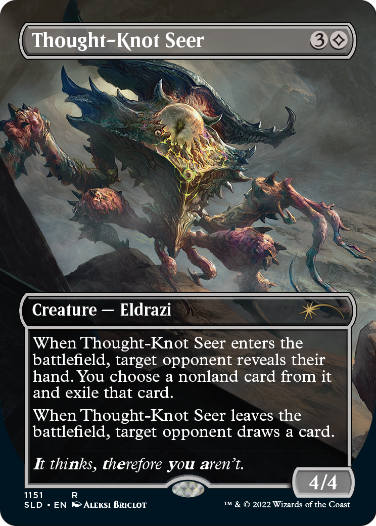 Thought-Knot Seer (SLD-1151) (Borderless) [Secret Lair Drop]
