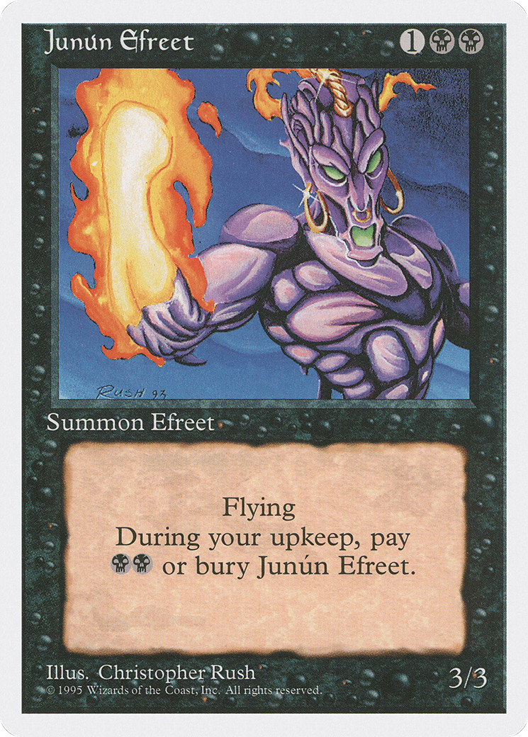 Junun Efreet (4ED-027) [Fourth Edition]