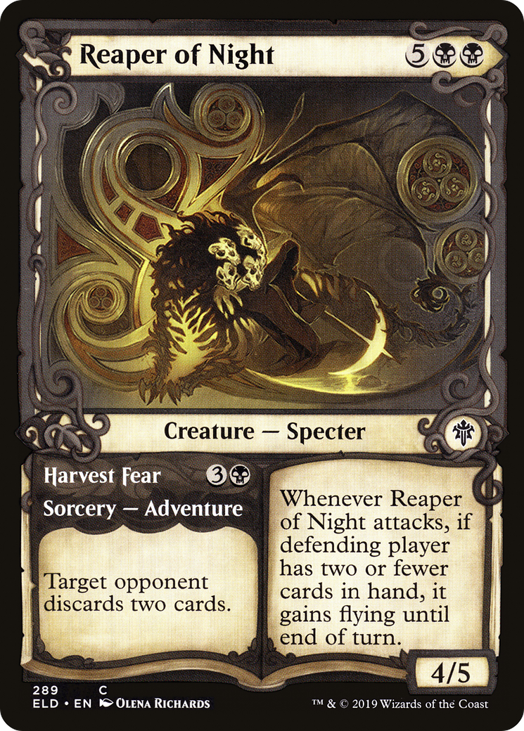 Reaper of Night (Showcase) (ELD-289) [Throne of Eldraine] Foil