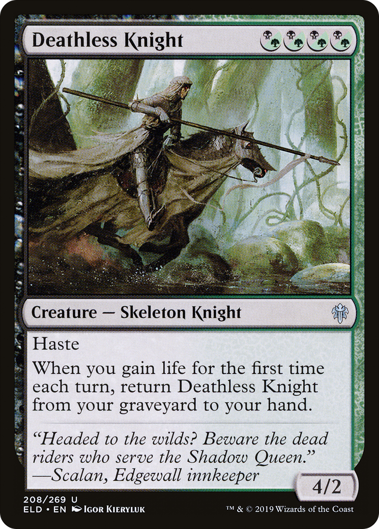 Deathless Knight (ELD-208) [Throne of Eldraine] Foil