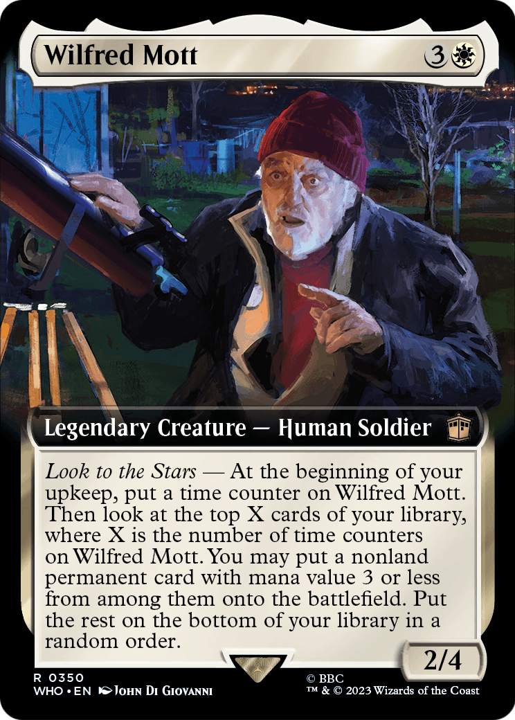 Wilfred Mott (Extended Art) (WHO-350) [Doctor Who] Foil