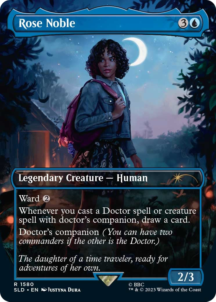 Rose Noble (SLD-1580) (Borderless) [Secret Lair Drop] Foil