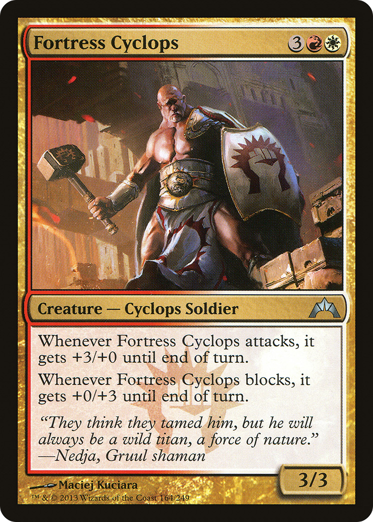 Fortress Cyclops (GTC-164) [Gatecrash] Foil