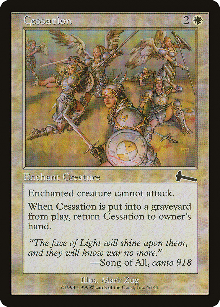 Cessation (ULG-004) [Urza's Legacy] Foil