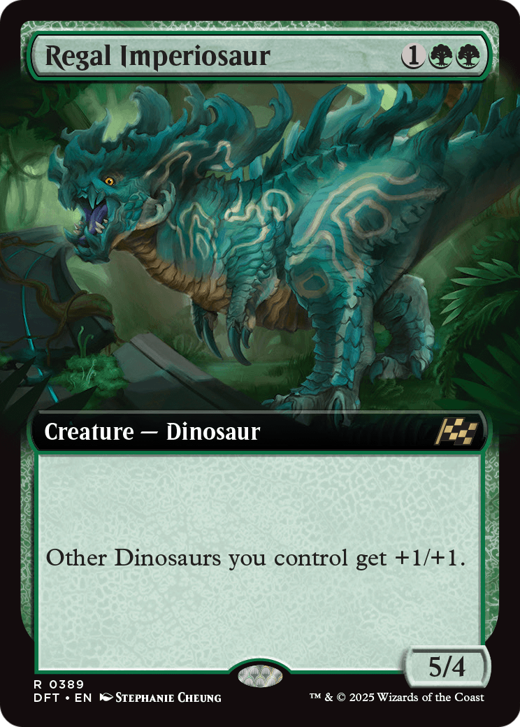 Regal Imperiosaur (Extended Art) (DFT-389) [Aetherdrift]