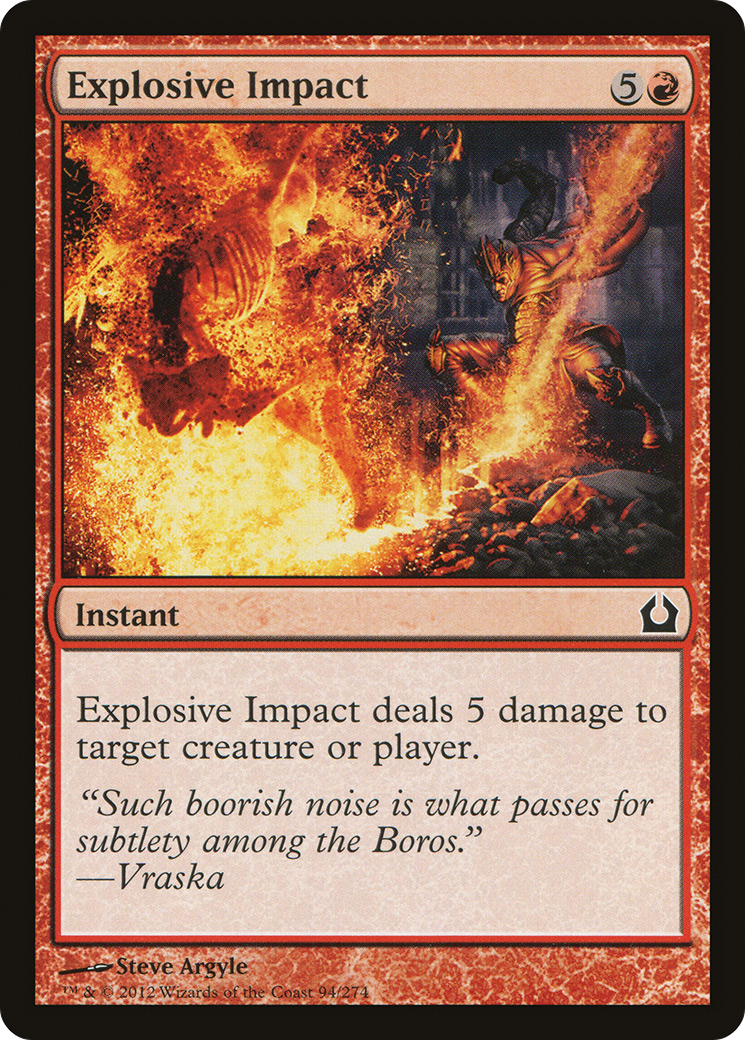 Explosive Impact (RTR-094) [Return to Ravnica]