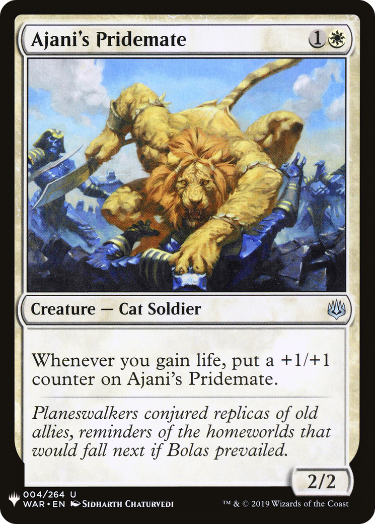 Ajani's Pridemate (LIST-004) [The List]