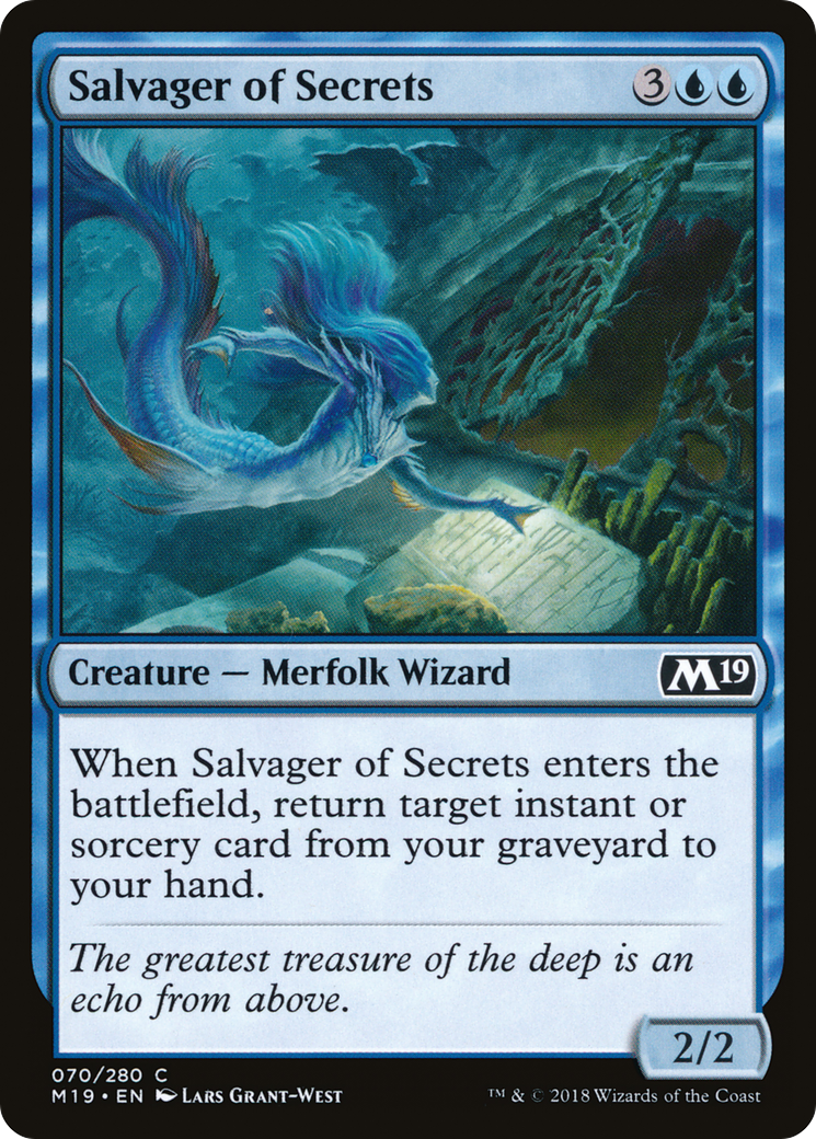 Salvager of Secrets (M19-070) [Core Set 2019]