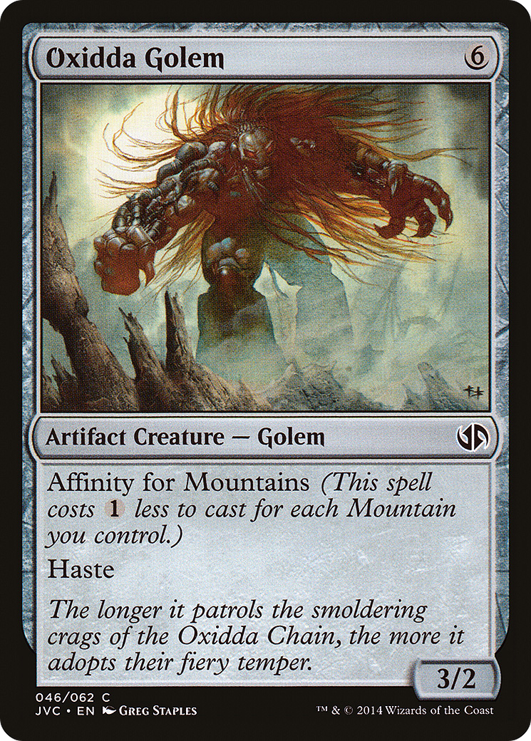 Oxidda Golem [Duel Decks Anthology: Jace vs. Chandra]