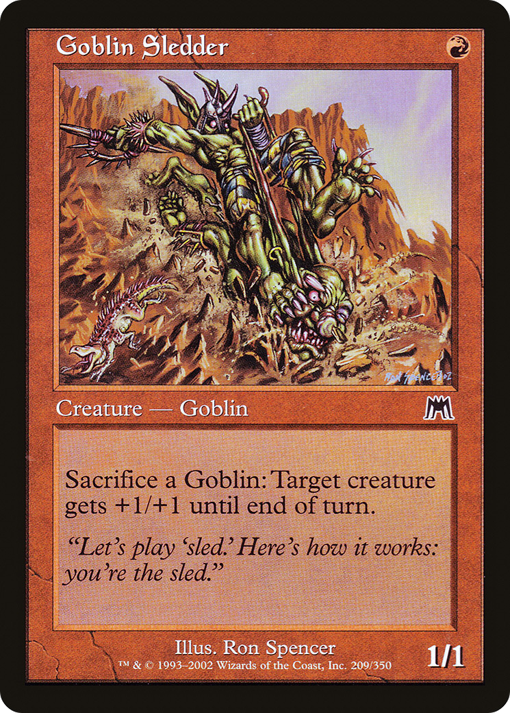 Goblin Sledder (ONS-209) [Onslaught] Foil