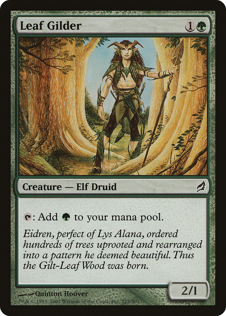 Leaf Gilder (LRW-227) [Lorwyn] Foil