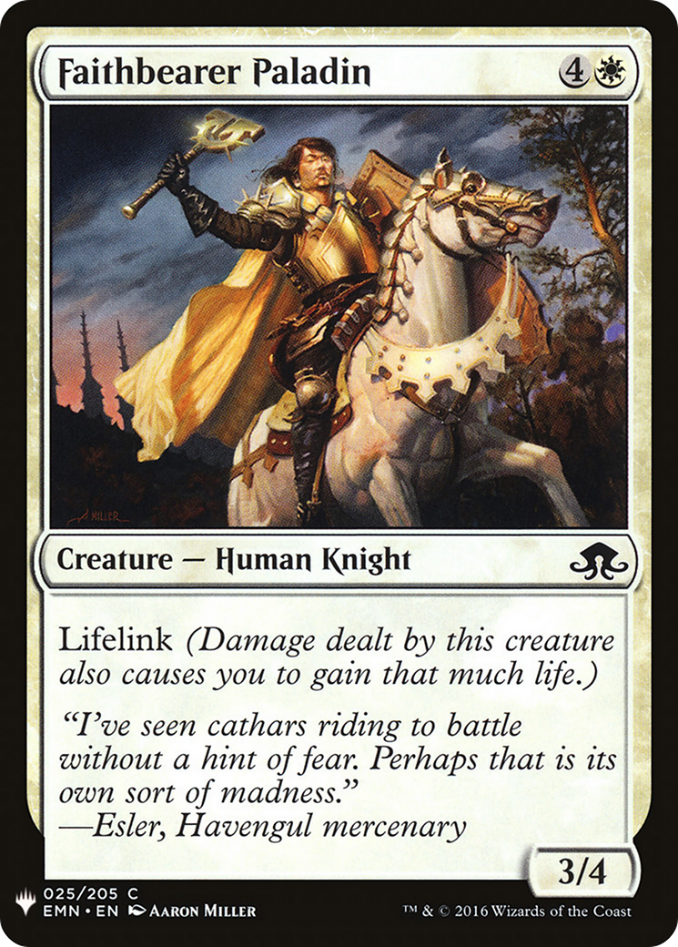 Faithbearer Paladin (LIST-025) [The List]
