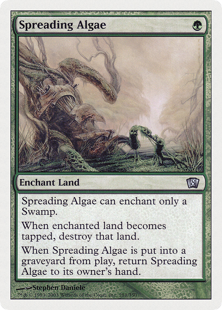 Spreading Algae (8ED-281) [8th Edition] Foil