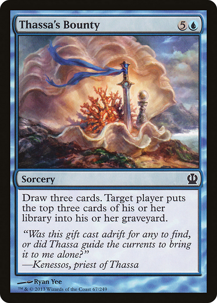 Thassa's Bounty (THS-067) [Theros] Foil