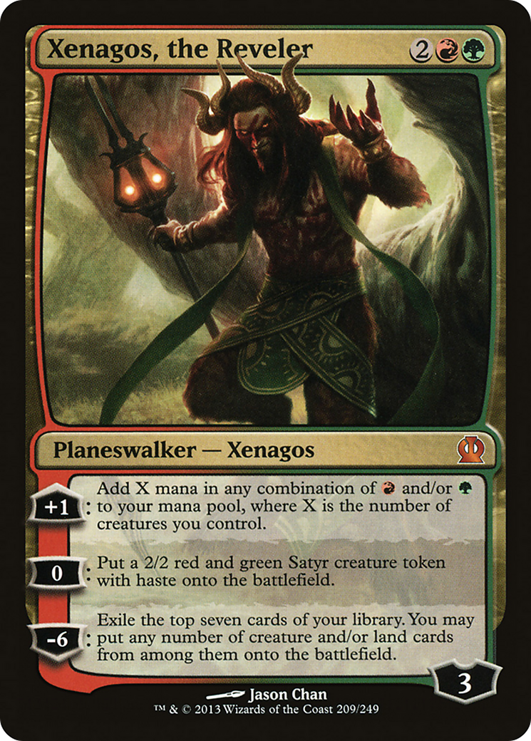 Xenagos, the Reveler (THS-209) [Theros] Foil