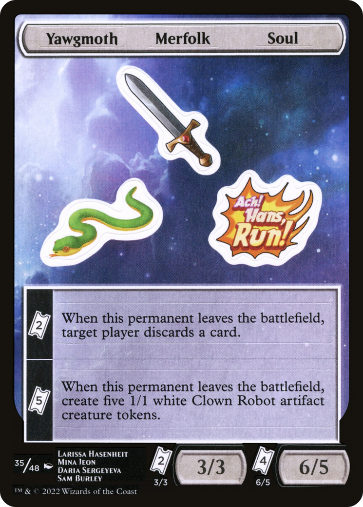 Yawgmoth Merfolk Soul [Unfinity]