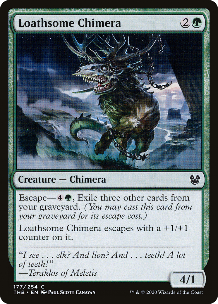 Loathsome Chimera (THB-177) [Theros Beyond Death] Foil