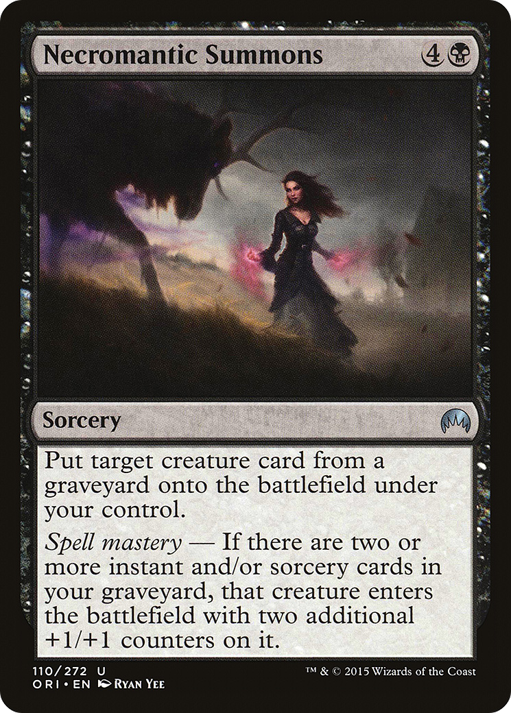 Necromantic Summons (ORI-110) [Magic Origins]