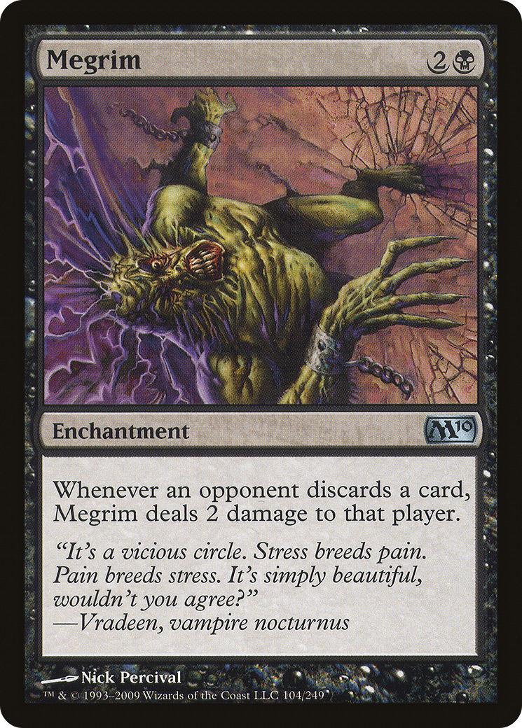 Megrim (M10-104) [Magic 2010] Foil