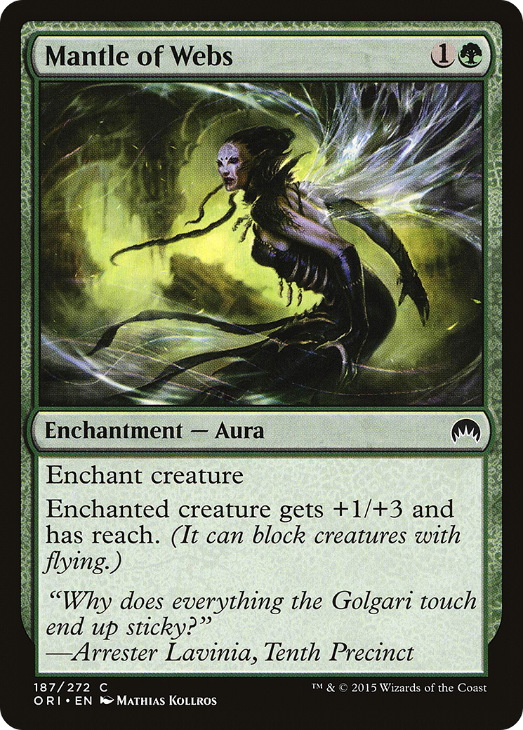Mantle of Webs (ORI-187) [Magic Origins]