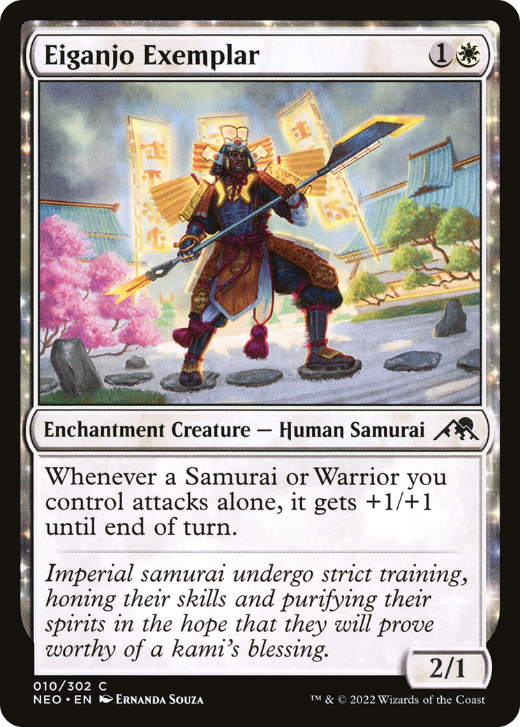 Eiganjo Exemplar - Foil [Kamigawa: Neon Dynasty]